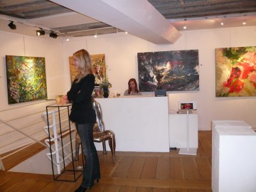Exposition rue de Seine