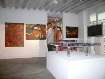 Exposition rue de Seine